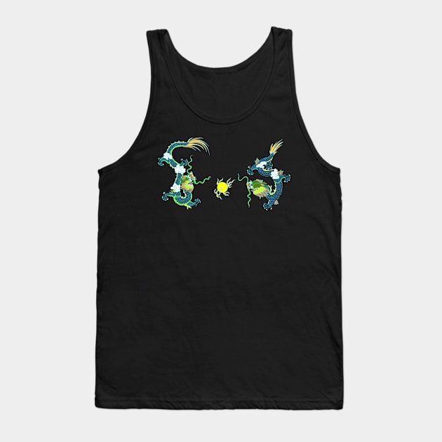 Dragon Tank Top by cutequokka